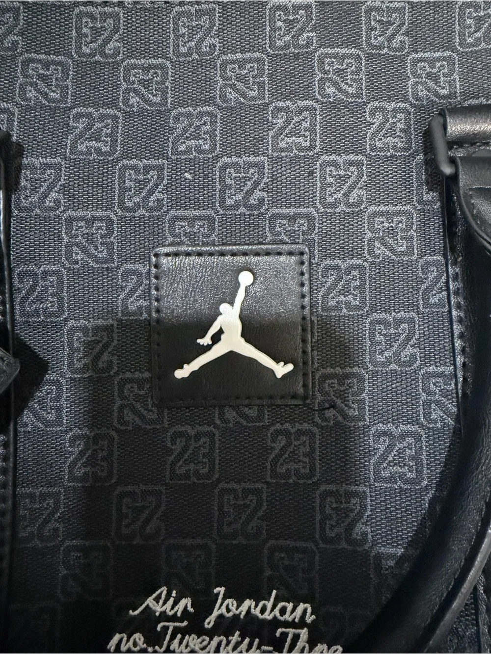 Nike Jordan Monogram Champion Luxury 25L Duffle Bag MM9157-023 Size Medium